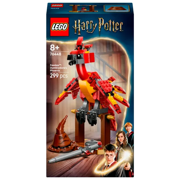 Конструктор LEGO Fawkes: Dumbledores Phoenix Персонаж из фильма/ Красный photo 1