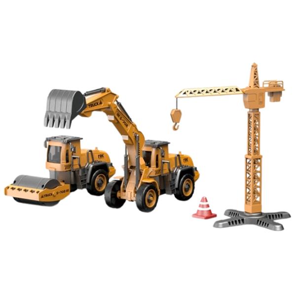 Комплект машин Essa Toys Инженерная машина YW9101D  / / Черный Желтый photo 2