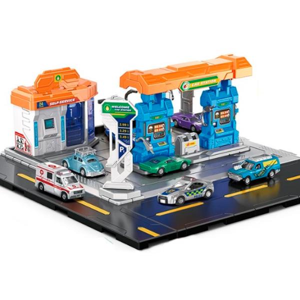 Комплект машин Essa Toys Полицейский участок с диспетчерской SK-6601  / / Разноцветный Разноцветный photo 2