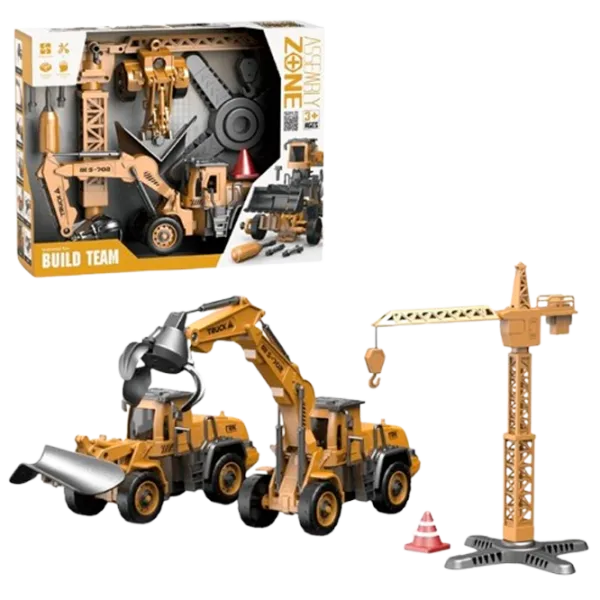 Set de mașini Essa Toys YW9101B   / / Black Yellow photo 1