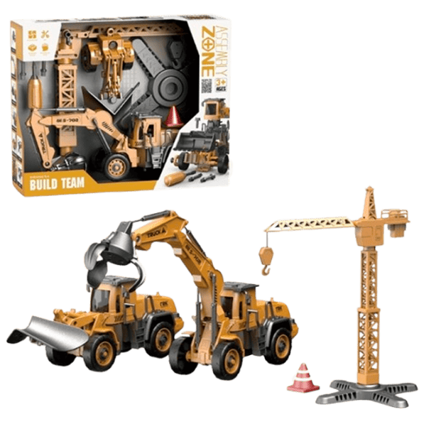 Set de mașini Essa Toys YW9101B   / / Black Yellow photo 1