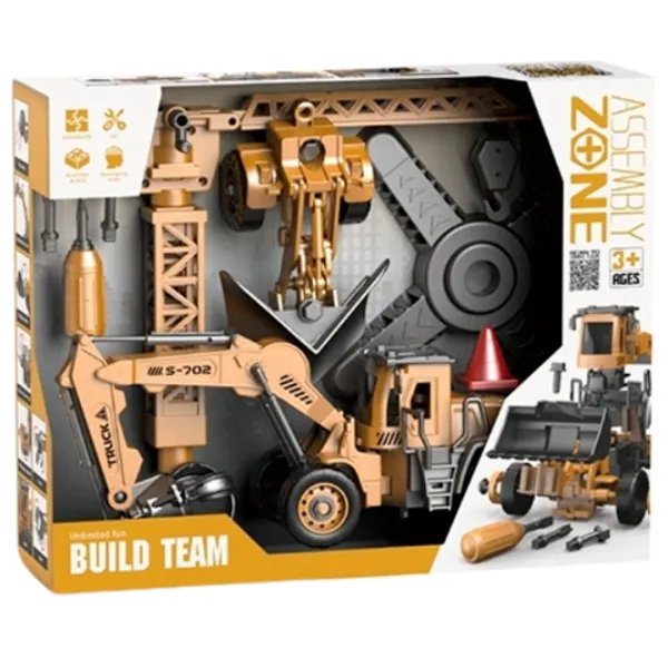 Set de mașini Essa Toys YW9101B   / / Black Yellow photo 4