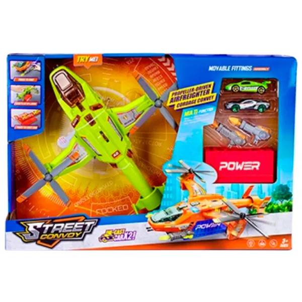 Elicopter Essa Toys Elicopter de vânătoare MH-612  / / Red Green photo 3