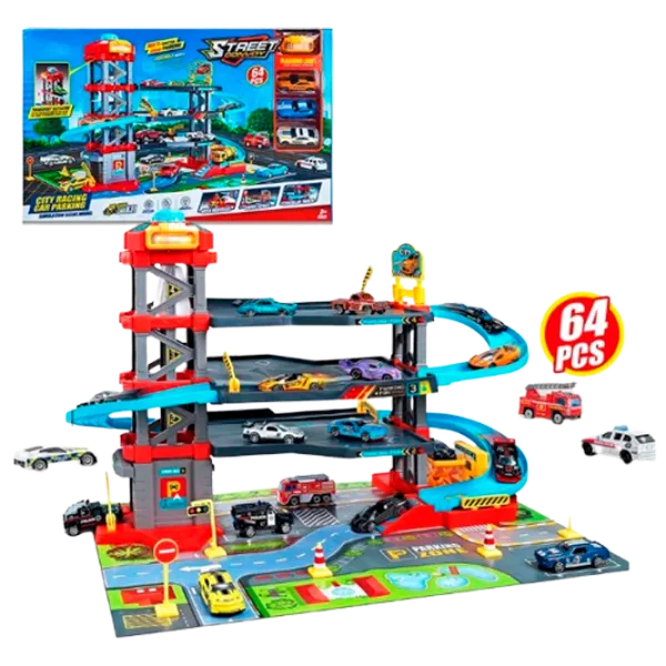 Set de mașini Essa Toys Parcare urbană MH-627  / / Multicolor Multicolor photo 1