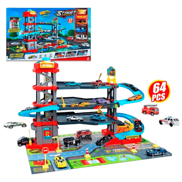 Set de mașini Essa Toys Parcare urbană MH-627  / / Multicolor Multicolor photo 1