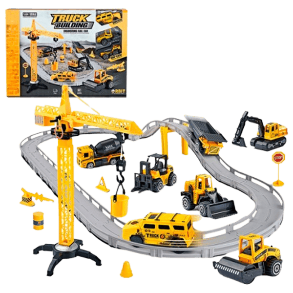 Set de mașini Essa Toys Constructorii MH-145  / / Black Yellow photo 1