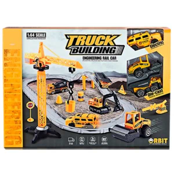Set de mașini Essa Toys Constructorii MH-145  / / Black Yellow photo 5