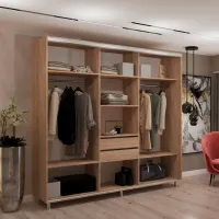 Шкаф My-Style Cupe 250 x 60см x 220 / ЛДСП / Дуб cонома photo 2