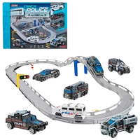 Set de mașini Essa Toys Poliția MH-146  / / Multicolor Multicolor