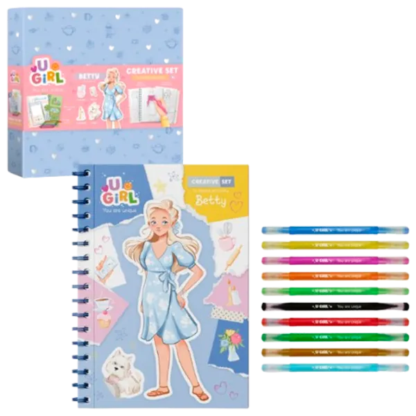 Set de creație DoDo ArtDeco Betty 300952 6+ / Multicolor Multicolor photo 1