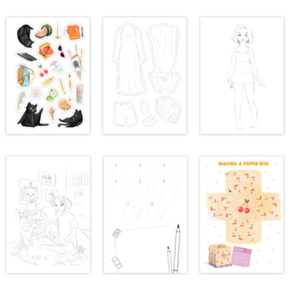 Set de creație DoDo ArtDeco Chloe 300952 6+ / Multicolor Multicolor photo 4