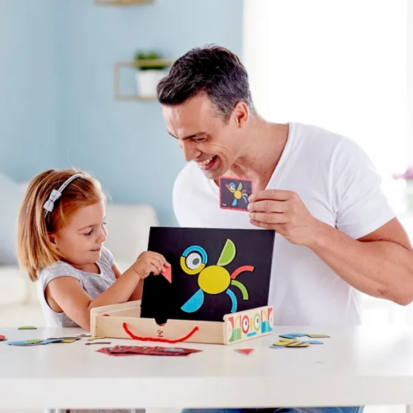 Креативный набор Hape String Art Чемодан с магнитами E1631 3+ / Разноцветный Разноцветный photo 6