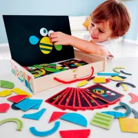 Креативный набор Hape String Art Чемодан с магнитами E1631 3+ / Разноцветный Разноцветный photo 7