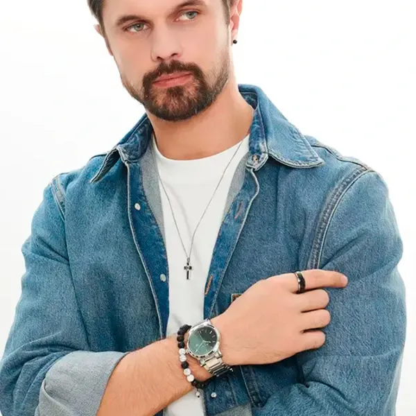 Ceas de mână unisex Mathey-Tissot H611251MAN Cuarț / 38 mm photo 3