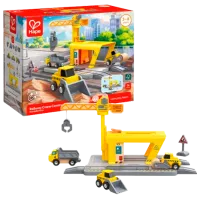 Set de mașini Hape Macara feroviară E3878  / / Multicolor Multicolor