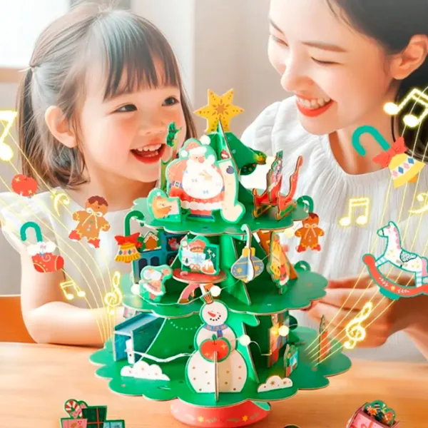 Puzzle 3D Mideer Atelierul lui Moș Crăciun 3+/ Numărul de piese: 11 photo 9