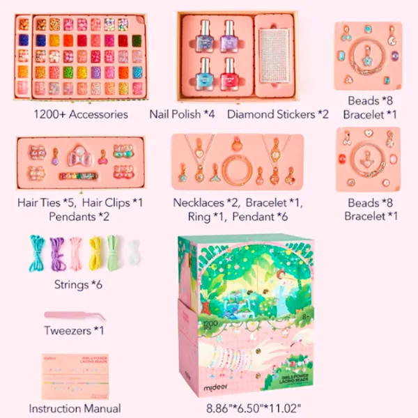 Set de creație Mideer Beauty and style Bijuterii fantastice MD3348 6+ / Multicolor Multicolor photo 2