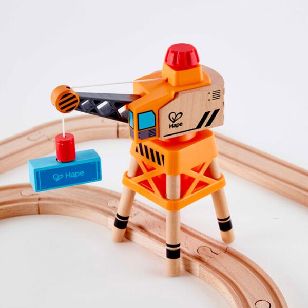 Поезд Hape Грузовой поезд с краном E3732  / / Разноцветный Разноцветный photo 5