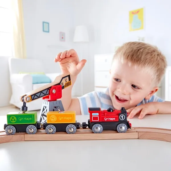 Поезд Hape Поезд для доставки товаров E3731  / / Разноцветный Разноцветный photo 4