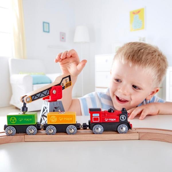 Поезд Hape Поезд для доставки товаров E3731  / / Разноцветный Разноцветный photo 4