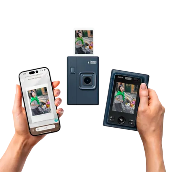 Cameră foto FujiFilm Instax Mini LiPlay+ Compact CMOS/ Blue photo 4