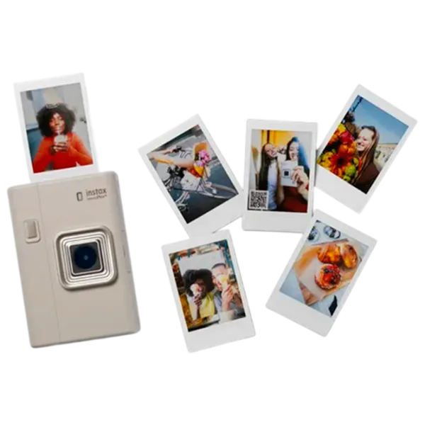 Cameră foto FujiFilm Instax Mini LiPlay+ Compact CMOS/ Beige photo 5