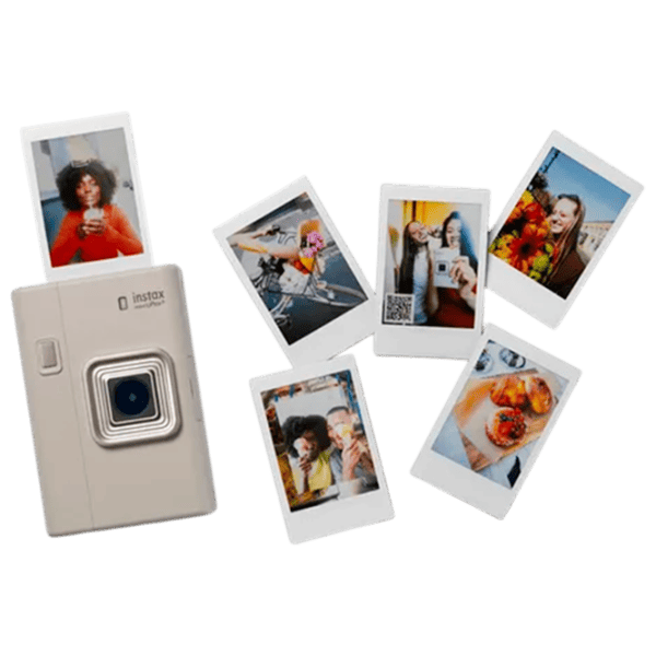 Cameră foto FujiFilm Instax Mini LiPlay+ Compact CMOS/ Beige photo 5