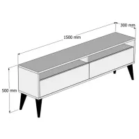 Тумба под телевизор Trendy The Best 2 30 x 150 x 50см / ДСП photo 4