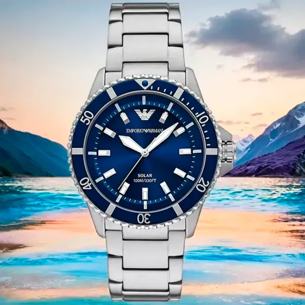 Ceas de mână pentru bărbați EMPORIO ARMANI AR11697 Cuarț / 42 mm photo 3