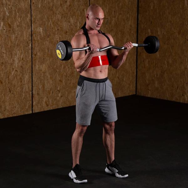 Centură atletică HMS ABX02 Pentru powerlifting / Neopren /  photo 8