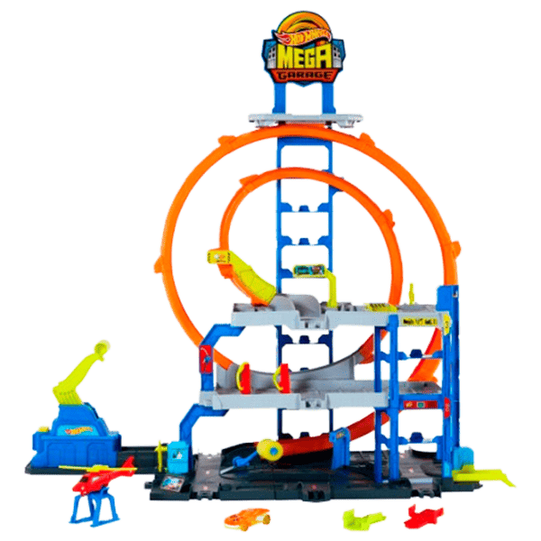 Set de mașini Hot Wheels Mega garaj cu buclă JBM74  / / Multicolor Multicolor photo 1