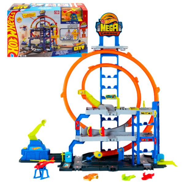 Set de mașini Hot Wheels Mega garaj cu buclă JBM74  / / Multicolor Multicolor photo 2