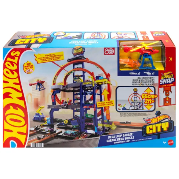 Set de mașini Hot Wheels Mega garaj cu buclă JBM74  / / Multicolor Multicolor photo 3