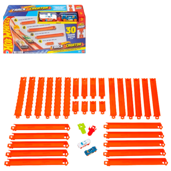 Set de mașini Hot Wheels Track Creator JDW42  / / Multicolor Orange photo 1