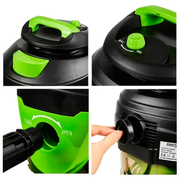 Aspirator industrial Kraft&Dele KD5157 2200 W / Green photo 4