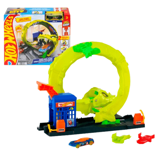 Set de mașini Hot Wheels City Atacul șarpelui JBM63  / / Multicolor Multicolor photo 1