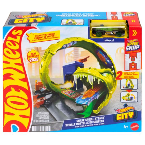 Set de mașini Hot Wheels City Atacul șarpelui JBM63  / / Multicolor Multicolor photo 3