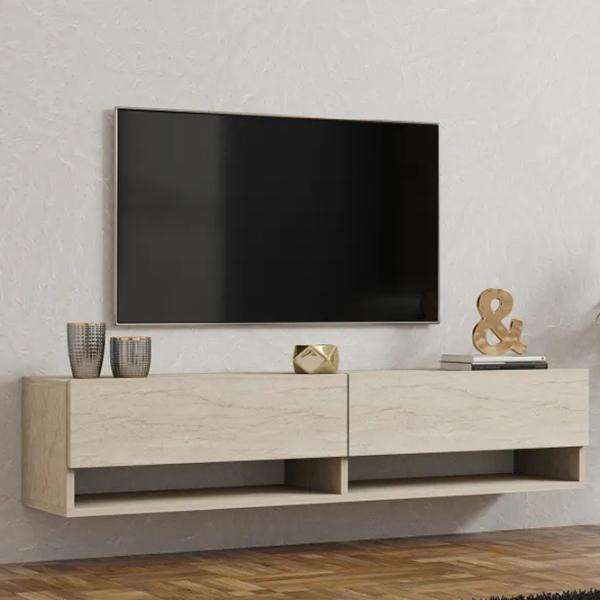 Тумба под телевизор Trendy Arges-Travertin 31 x 141 x 30см / ДСП photo 3