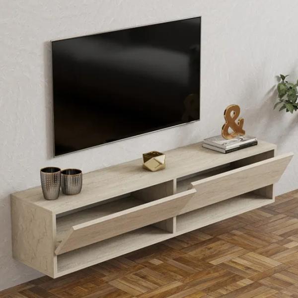 Тумба под телевизор Trendy Arges-Travertin 31 x 141 x 30см / ДСП photo 5