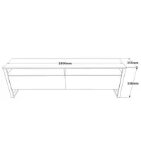 Тумба под телевизор Trendy ML19-A 56 x 180 x 35.5см / ДСП photo 4
