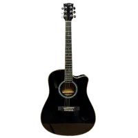 Chitară electro-acustică Enjoy E41-DDL CE BK 4/4, Dreadnought, Black