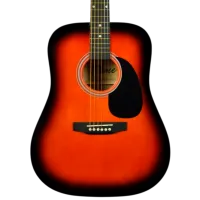 Chitară acustică Flame FG229-41 SB 4/4, Dreadnought, Sunburst photo 4