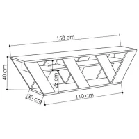 Comodă TV Trendy Ralla 40 x 158 x 30 / PAL photo 2
