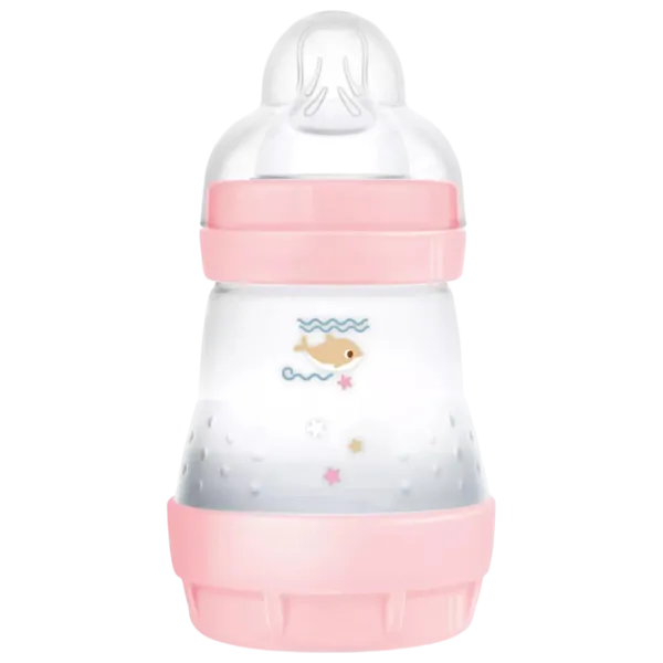 Biberon MAM Perfect Start Sealife Pentru fetițe / 0.16l / Pink photo 1