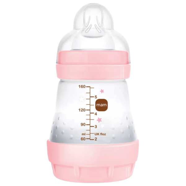 Biberon MAM Perfect Start Sealife Pentru fetițe / 0.16l / Pink photo 2