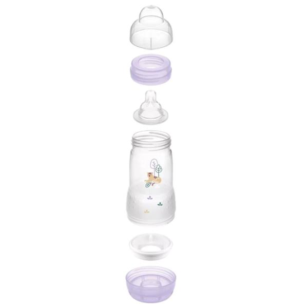 Biberon MAM Perfect Start Sealife Pentru fetițe / 0.16l / Pink photo 5