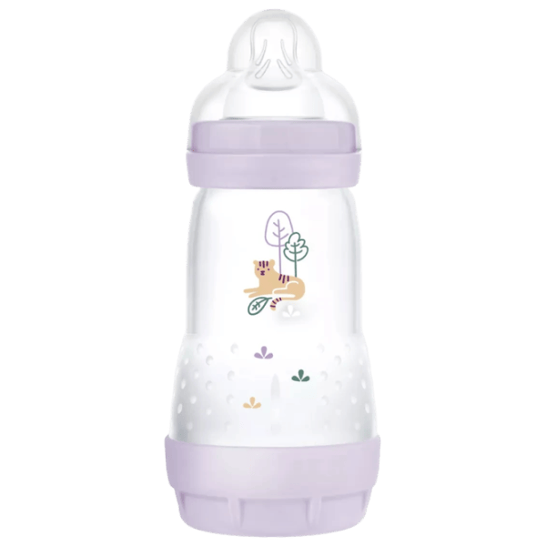 Biberon MAM Perfect Start Planet Love Pentru fetițe / 0.26l / Purple photo 1