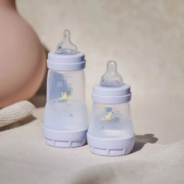 Biberon MAM Perfect Start Planet Love Pentru fetițe / 0.26l / Purple photo 4