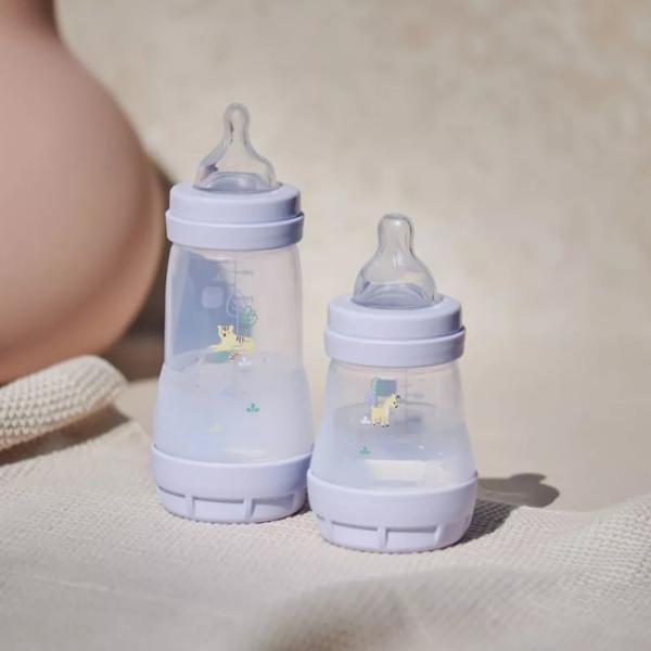 Biberon MAM Perfect Start Planet Love Pentru fetițe / 0.26l / Purple photo 4