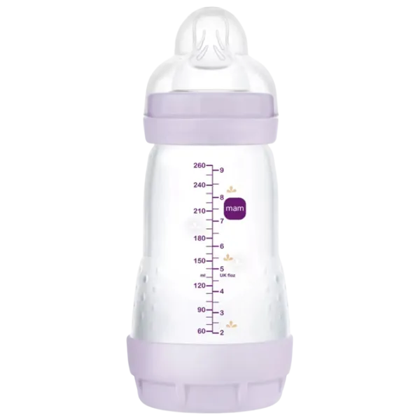 Biberon MAM Perfect Start Planet Love Pentru fetițe / 0.26l / Purple photo 5